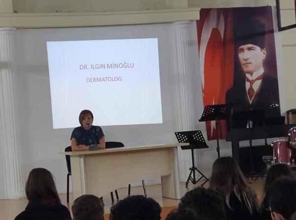 Mezunlarımızdan Uzm. Dr. Ilgın Minoğlu Özçinik, öğrencilerimizle buluştu.